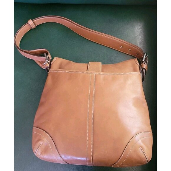 Vintage Coach G3s-9481 Brown Leather Crossbody/hobo Bag Bucket Shoulder Purse - Picture 2 of 11